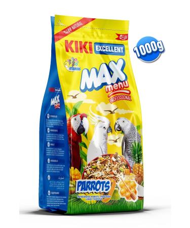 Kiki Excellent Bird Max Menu Parrots Parrot Food 1000 Gr. Kb309