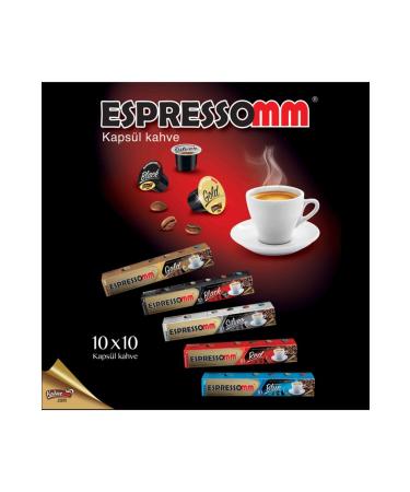 ESPRESSOMM Nespresso Compatible Gold Capsule Coffee (100 PCS) - Buy Online on GoSupps.com