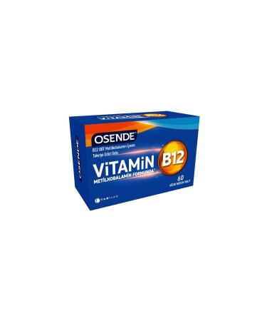 Osende Vitamin B12 60 Orally Dissolvable Tablets