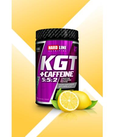 Hardline Kgt+caffeine Lemon Flavored 1000 gr