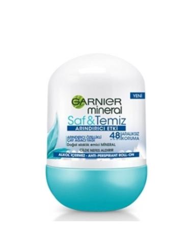 Garnier Mineral Spotless Protection Roll-on + Pure&Clean 3-in-1 Cleansing Peeling Mask - Buy Online on GoSupps.com