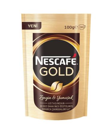 Nescafe Gold Instant Coffee 100 Gr Bag X 6 Pieces