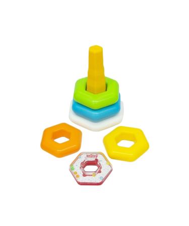 Kiki Hexagon Colored Rings