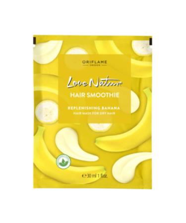 Oriflame Love Nature Smoothie Banana Extract Regenerating Hair Mask for Dry Hair 30 ml