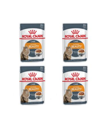 Royal Canin Jelly Intense Beauty Cat Food 85 Gr 4 Pieces