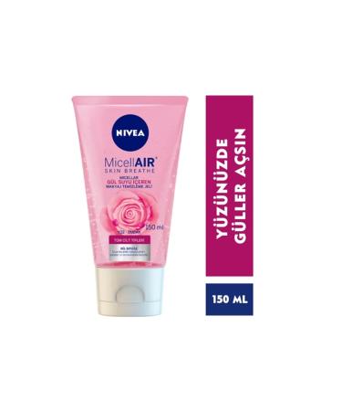 NIVEA Aqua Rose Organic Rose Water Make-Up Remover Gel 150 ml