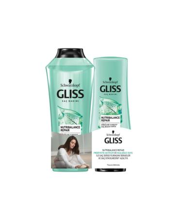 Gliss Nutribalance Shampoo 360 Ml + Nutribalance Conditioner 360 Ml