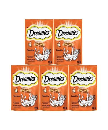 Dreamies Chicken Cat Reward Food 60 gr 5 Pieces