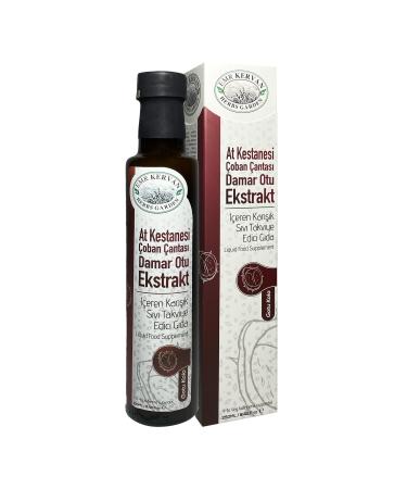 Emr Kervan Herbs Garden Horse Chestnut Shepherd's Purse Vascular Herb Extract Supplementary Food 250 Ml
