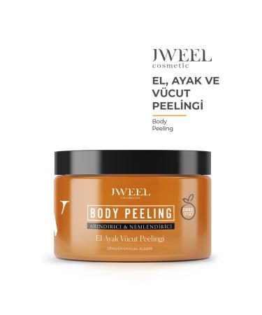 JWEEL COSMETIC Jweel Orange Flavored - Nourishing Purifying Moisturizing Body Peeling 250 ml - Buy Online on GoSupps.com