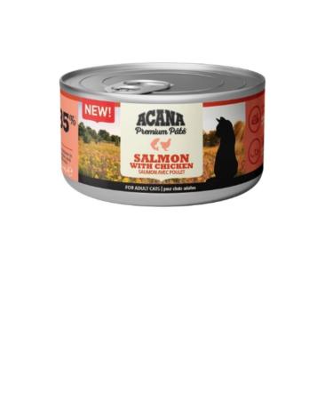 adanlar Acana Adult Cat Paste Canned with Salmon and Chicken 85 Gr X 24 Pieces