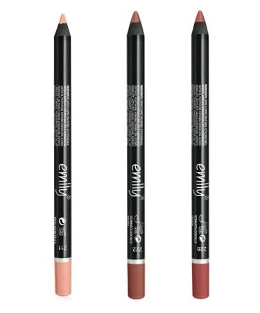 Golden Rose Emily Lip Pencil 3 's No: 211-222-226