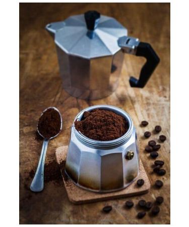 Alesta Coffee Espresso Ground Coffee 1000 Gr. (Moka Pot and Home Type Machines) - Buy Online on GoSupps.com
