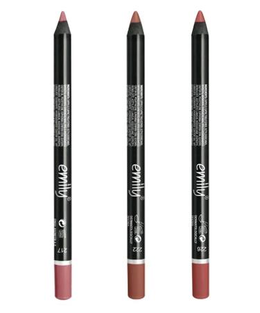 Golden Rose Emily Lip Pencil 3 's No: 217-222-226