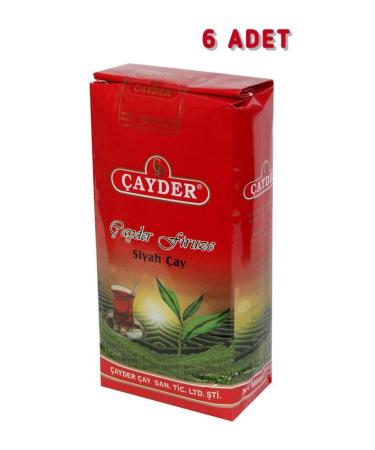 AYDER Firuze First Harvest Tea Black Loose Tea 1 Kg (6 Pieces)