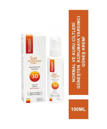 Dermoskin Spf 30 Sun Protection Sun Cream 100 Ml