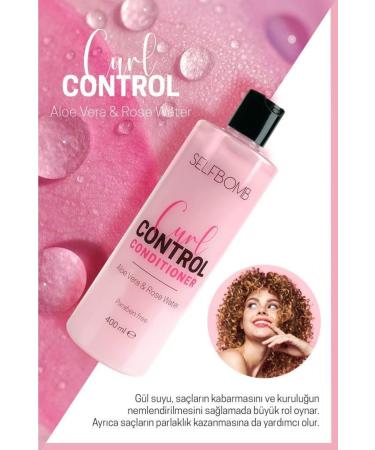 SelfBomb Aloe Vera Rose Water Curl Defining Volumizing Hair Care Cream 400ml - Buy Online on GoSupps.com