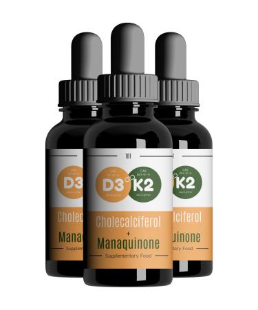 TBT Vitamin D3k2 Drop Containing Supplementary Food 3 Pieces | 20 Ml |