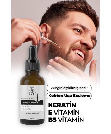 ESL BUTTER Esl - Hair and Beard Thickener Nourishing Plumping Serum with Vitamin Content 30ml - Buy Online on GoSupps.com
