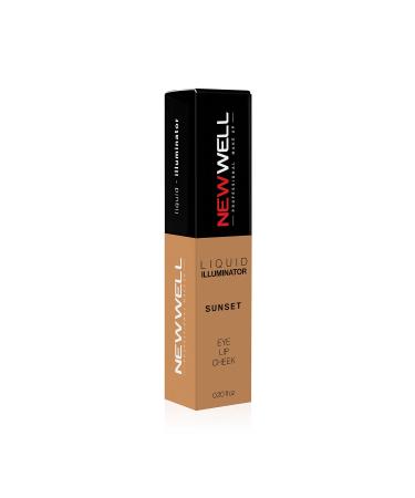 New Well Liquid Illuminator Brightening Blush 3 In 1 - Sunset - Buy Online on GoSupps.com