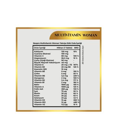NEOPRO Collagen- Multivitamin Women 30 Tablets - Buy Online on GoSupps.com