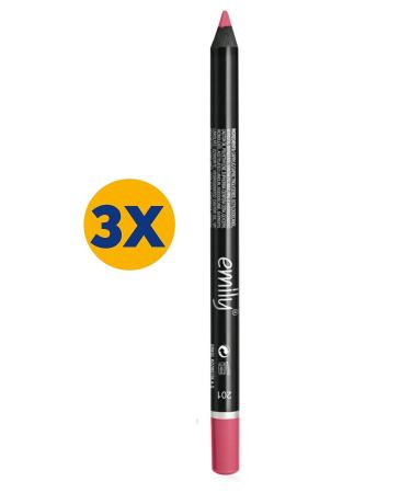 Golden Rose Emily Lip Pencil No: 201 3 Pieces