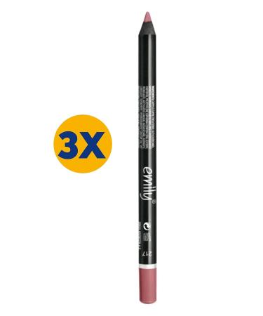 Golden Rose Emily Lip Pencil No: 217 3 Pieces