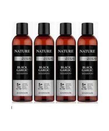 Huncalife Nature Black Garlic Shampoo Set of 4 - Buy Online on GoSupps.com