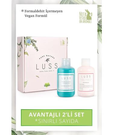 LUSS Shampoo Conditioner Set Passiflora 275 Ml And Herbal Keratin Conditioner 275 Ml - Buy Online on GoSupps.com
