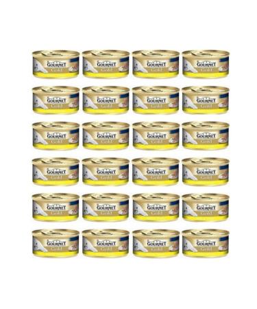 Purina Gourmet Gold Canned Adult Cat Food with Shredded Chicken 24 X 85 G
