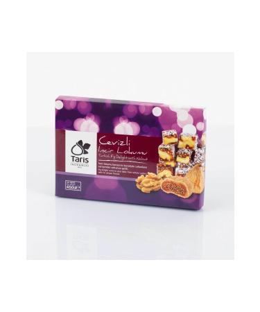 Tari Walnut Fig Turkish Delight 450 gr Support for Anatolian Women