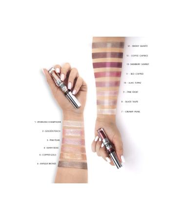 LUXVISAGE COSMETICS Liquid Eyeshadow High Pigment Metal Hype Eyeshadow 08 Silver Taupe - Buy Online on GoSupps.com