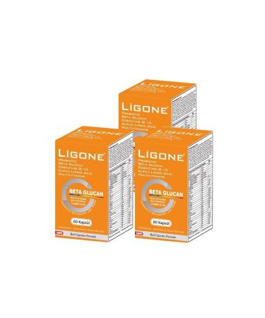 Ligone Beta Glucan 60 Capsule 3x - Buy Online on GoSupps.com