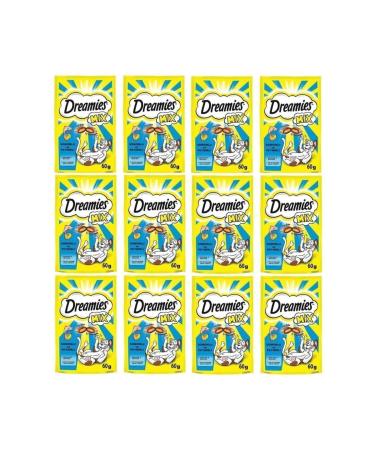 Dreamies Mix Salmon and Cheese Cat Treat 60 Gr (12 Pieces)