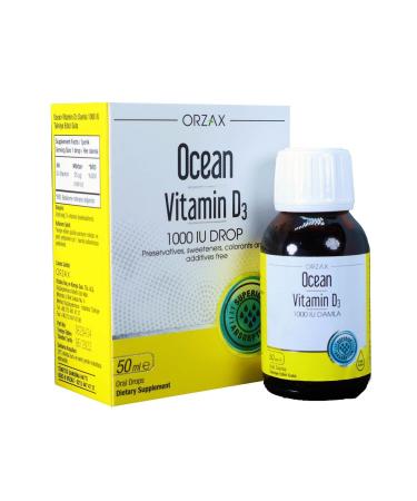 Ocean Vitamin D3 1000 Iu Drops 50 Ml - Buy Online on GoSupps.com