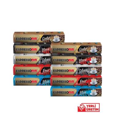 ESPRESSOMM Nespresso Compatible Mixed Capsule Coffee (100 PCS)