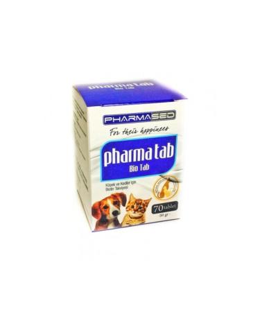 PharmaSed Pharma Tab Bio Tab Biotin Supplement for Dogs and Cats 70 Tablets