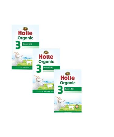 Holle 3 Organic Goat Growth Milk 400gr 3-Pack
