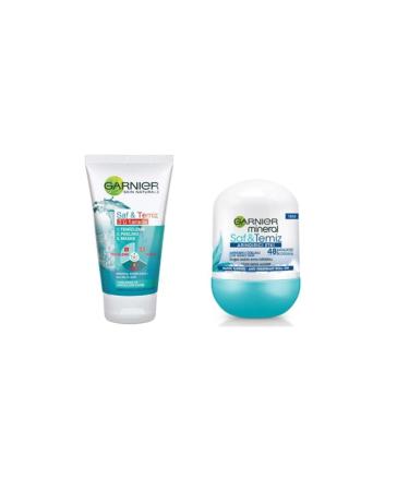 Garnier Mineral Spotless Protection Roll-on + Pure&Clean 3-in-1 Cleansing Peeling Mask