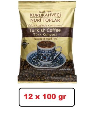 Emin n Kahvecisi Nuri Toplar Turkish Coffee Foil 12x100gr