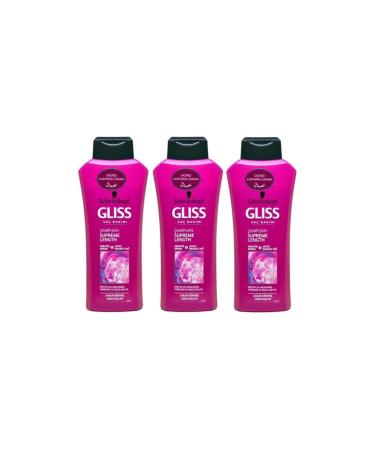Gliss Gliss Supreme Length Shampoo 550 ml x3
