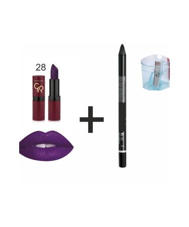 Golden Rose Matte Lipstick - Velvet Matte Lipstick No:28