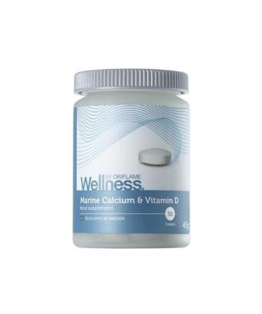 Oriflame Wellness Marine Calcium and Vitamin D Supplementary Food 30 Pieces