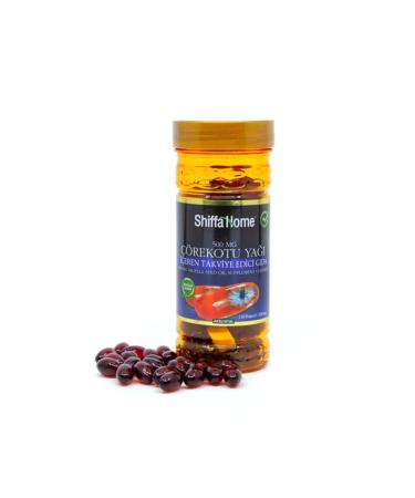 Shiffa Home Aksuvital Black Cumin Oil Softgel 500 Mg 150 Capsules