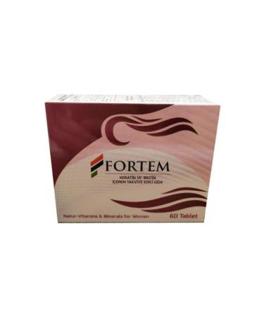 Fortem Women Hair Loss Keratin Biotin Tablet 750mg X 60pcs