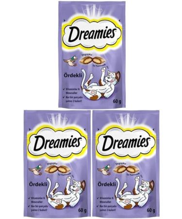 Dreamies Duck Cat Reward Food 60 Gr 3 Pieces