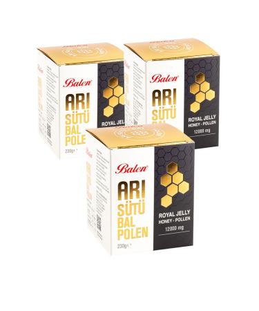 Balen 3 Boxes Royal Jelly Honey Pollen 230 gr 1200mg