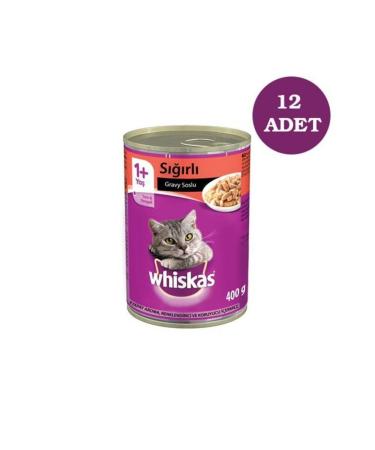Whiskas Steak Canned Cat Food 400 Gr X 12 Pieces