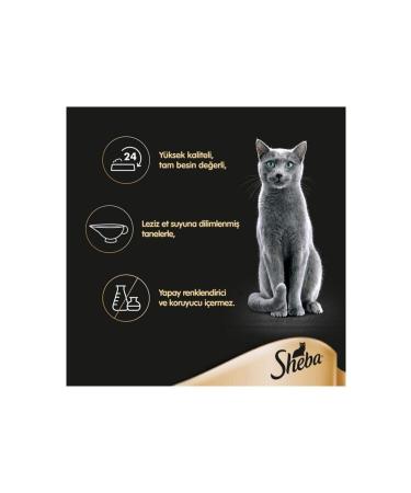 SHEBA Tuna Jelly Pouch Adult Canned Cat Food 85 gr X 12 Pieces - Buy Online on GoSupps.com