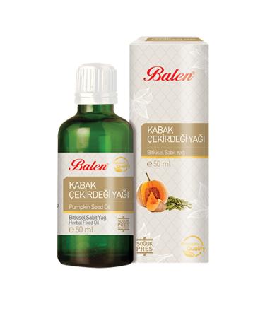 Balen Pumpkin Seed Oil Natural Herbal Fixed Oil 50ml Pure Oil 50 Cc. Pumpkin Seed Oil